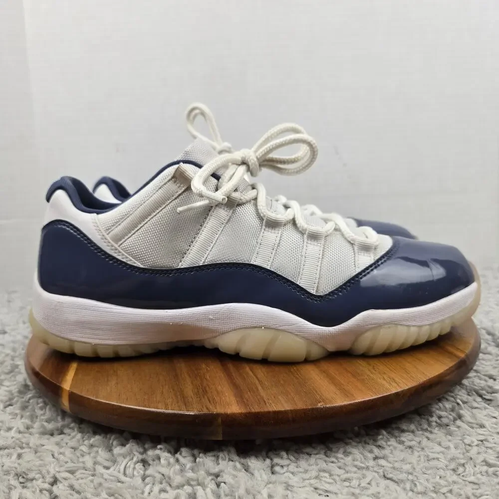 Jordan 11 Retro Low Men 11 Diffused Blue White Casual Daily Sneaker FV5104-104